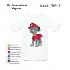 Детская футболка для вышивки"Маршал"